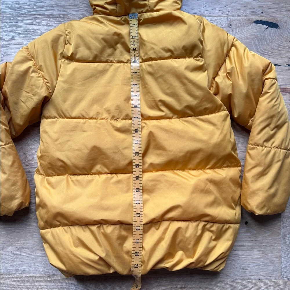 🔥KIDS Winter Hoodied Puffer Coat🔥sz M yellow price firm!